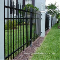 Aluminum or wrought iron fence for plant